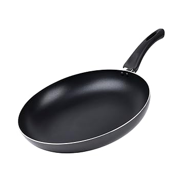 KITCHENMARK Nonstick Aluminium Frypan 32cm Frying Pan Suitable with Multiple Cooktops - Black