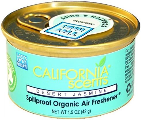 Miniatura 3 de California Scents Ambientador orgánico a prueba de derrames, jazmín del desierto, recipiente de 1.5 onzas (paquete de 18)