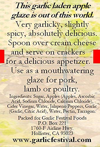 Miniatura 3 de Garlic Festival Foods Spicy Apple Garli Glaze 10.5 oz.