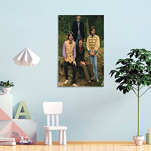 Poster décoratif sur toile « Clothing The Beatles » pour chambre à coucher, décoration murale, bureau, maison, 60 x 90 cm - Les Beatles, Paul McCartney, John Lennon, RIngo Starr, George Harrison Poster décoratif sur toile « Clothing The Beatles » pour chambre à coucher, décoration murale, bureau, maison, 60 x 90 cm – Image 5