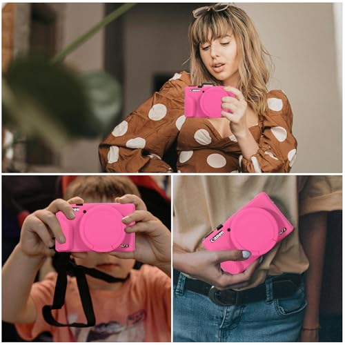 Funda de silicona para Canon G7X Mark III roja - Fernando Cortés