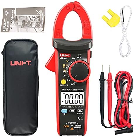 UT202A+ Digital Clamp Meter Multifunction Electrician Current Measurement with True RMS, NCV Intelligent igital Clamp Meter with True RMS, NCV Intelligent