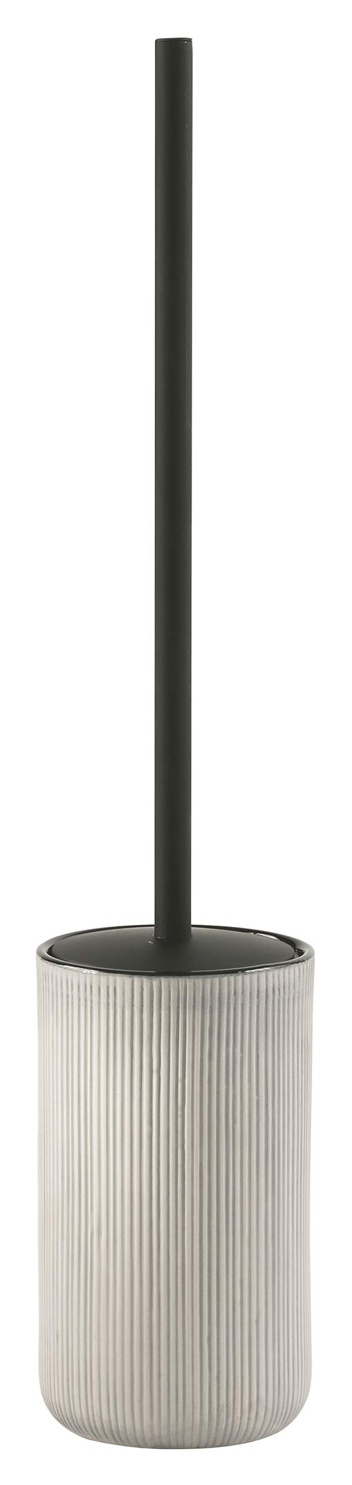 Gedy Naomi Toilet Brush Toilet, Ceramic, Grey, 9 x 9 x 45.5