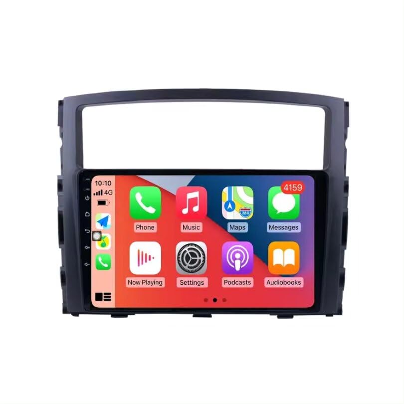 Fabrik® Car Stereo Full Touch Screen Multimedia Player For Mitsubishi Pajero 2008 to 2016 Android System,IPS AHD Tablets, Bluetooth, FM Radio, Offline/Online Gps (2+32 GB Apple Carplay+Android Auto)