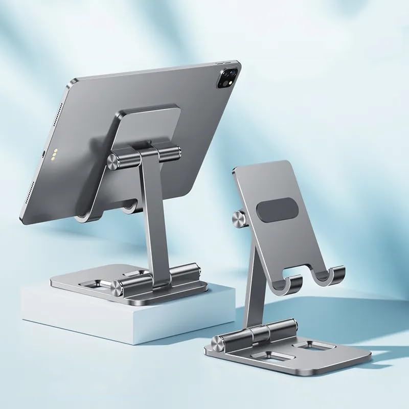 JSEIAJB Aluminum Alloy Lazy Phone Tablet Universal Desktop Multifunctional Folding Portable Phone Holder image 5