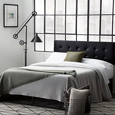 Edenbrook Hawthorne Faux Leather Headboard Cover
