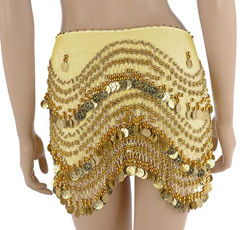 Belly Dance Velvet Wavy Hip Scarf| LAYERED LEBNANIYA2