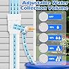 WADEO Rainwater Collection System, Downspout Diverter Fits for 2"x 3" or 3"x 4" Residential Downspouts, Rain Barrel Diverter Kit with Adjustable Valve and Filter, 5FT Hose, White #2