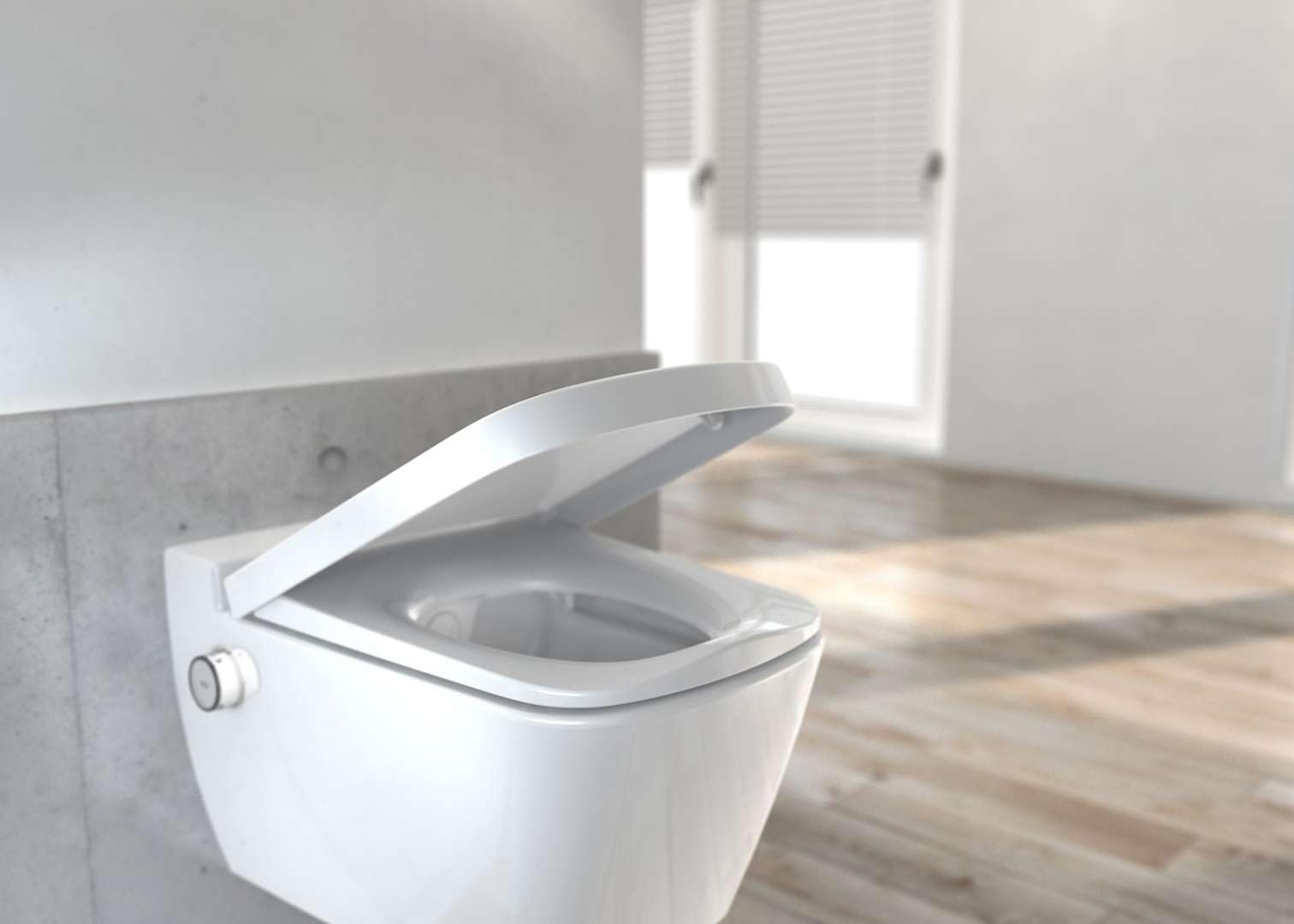 TECEone asiento de inodoro con tapa, blanco, 9700600