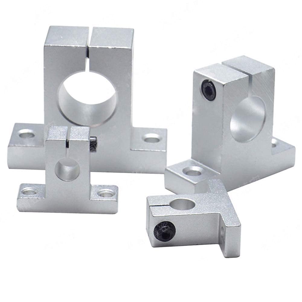 2-Pack 8mm Linear Shafts, Chrome-Plated, 400mm Length - Precision Ground Rods For Linear Motion Systems