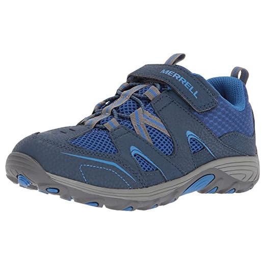 Merrell Trail Chaser Hiking Sneaker, Navy/Blue, 13 US Unisex Little Kid