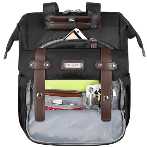 Mochila para portátil 17.3 pulgadas FALANKO negra miniatura 4