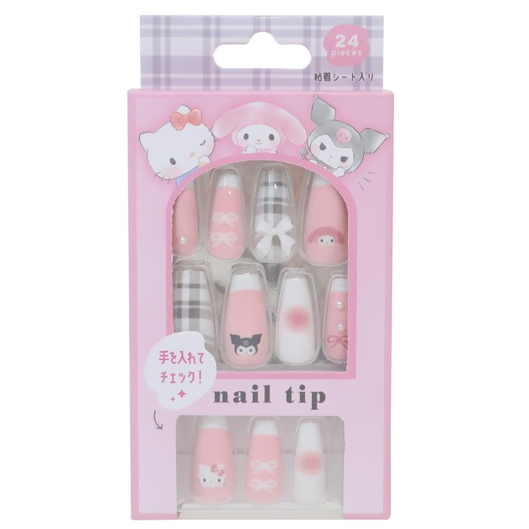 Amazon.co.jp: サンリオ ネイルチップ PINK : ビューティー