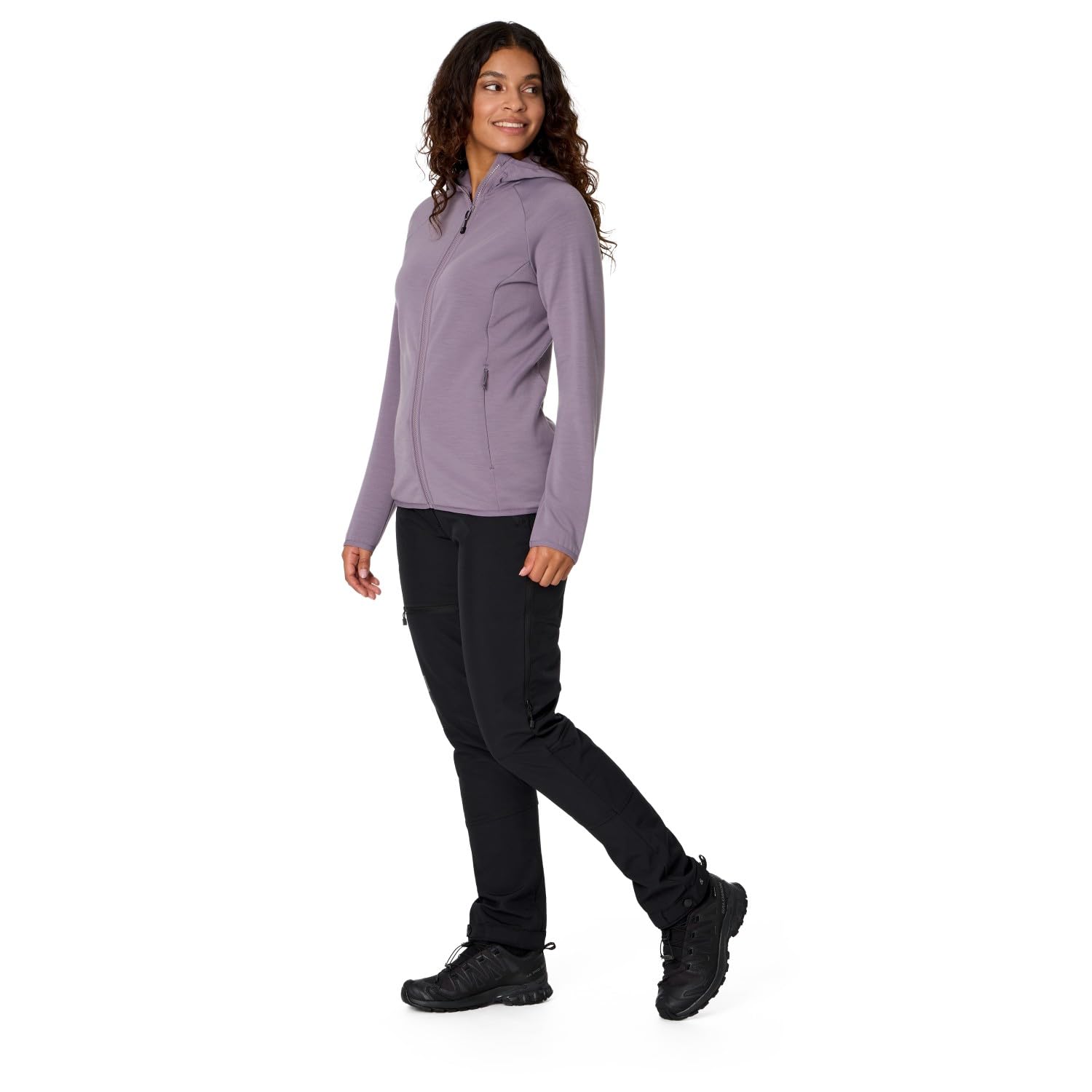 Damen Women's MerinoBlend SaplingHe. II Zip Hoody Zip