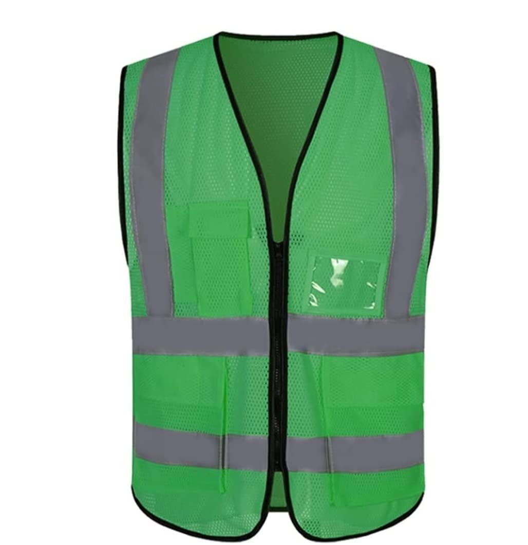 Gilet de Sécurité Veste Gilet de travail respirant à haute visibilité Plein air Gilet de Sécurité