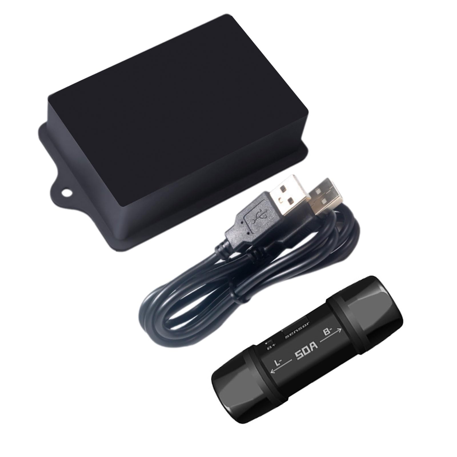 Nvoqilin 1 Meter Data Cable Accurate Voltages & Current Measurement Device High Precisions Power Meter Electrical Measuring For Battery Easy Installation Power Meter