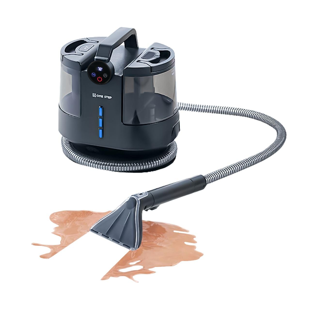 Amazon | 【高温スチームで、除菌。】 ONE STEP カーペットクリーナー