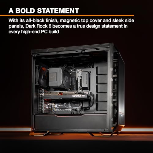 Image of be quiet! Dark Rock 6 Air Cooler, High CPU Cooling Performance, Semi-Passive Quiet Mode, 6 High Performance Heat Pipes, Silent Wings 135mm PWM Fan, High RAM and VRM Cooler Compatibility