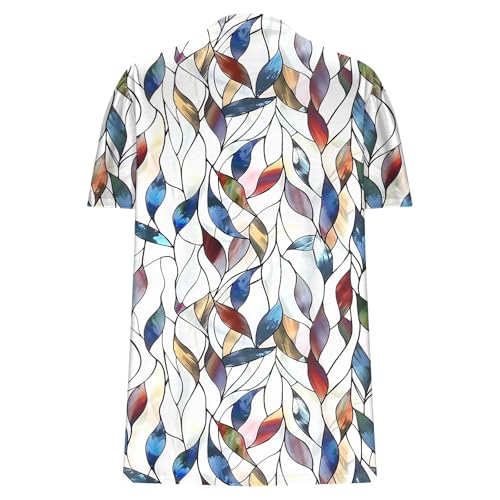 2025 Summer Casual Tops Cute Puff Short Sleeve Floral Shirts Trendy Round Neck Boho Blouses Clothes4