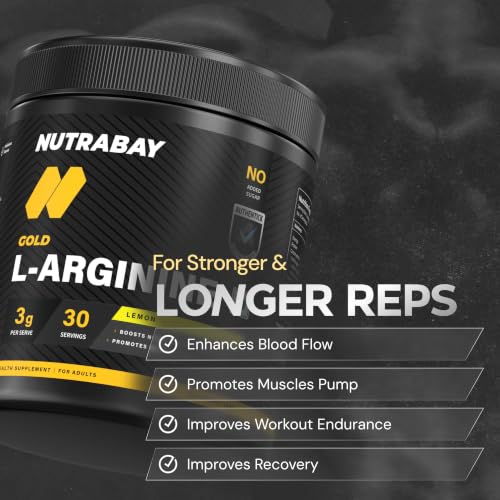 Nutrabay Gold L-Arginine Powder 120g Lemon - Image 5