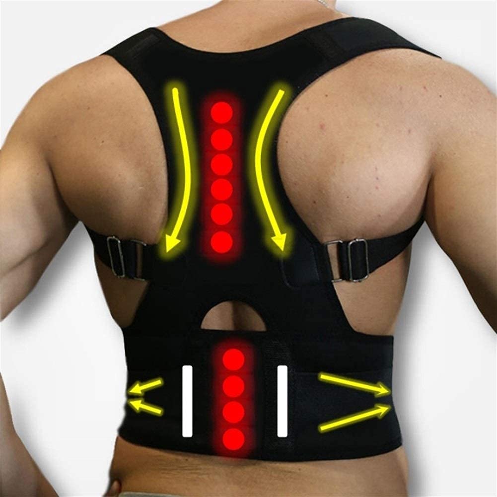 Correttore posturale magnetico per donna uomo corsetto ortopedico cintura di sostegno per la schiena cintura di sostegno per il dolore alla schiena cintura di sostegno magneti terapia