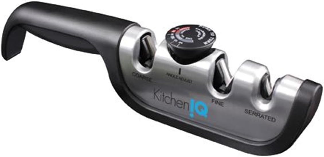 KitchenIQ adjustable manual knife sharpener