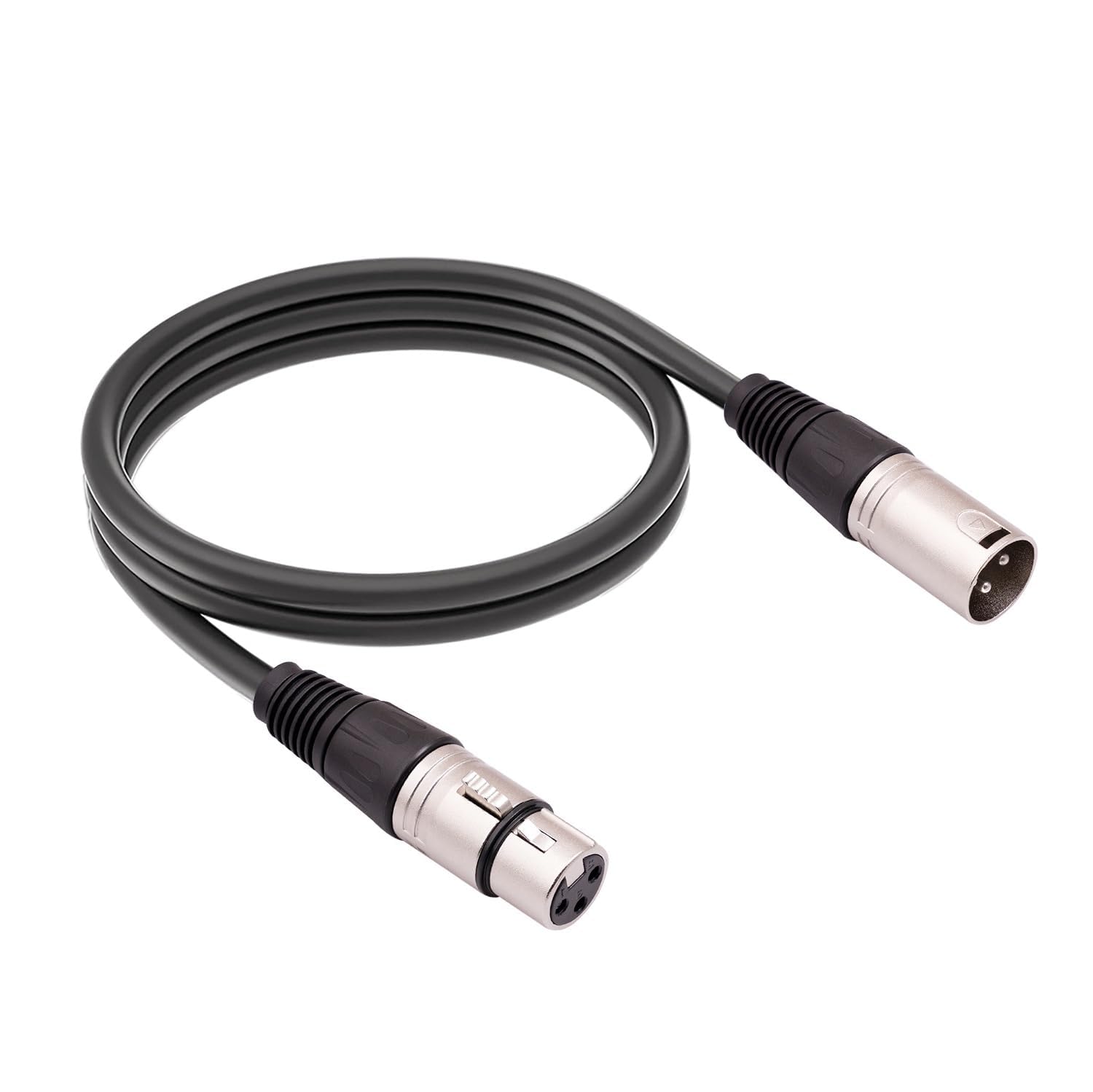 3-pinowe złącze XLR, kabel mikrofonowy, zbalansowane złącza męskie na żeńskie do interfejsu audio (10 metrów)