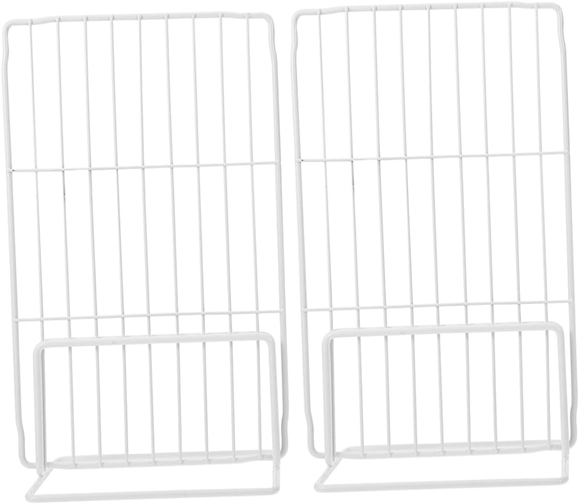 2Pcs Freezer Divider Organizer Separator for Efficient Freezer Storage Refrigerator Shelf Divider for Organized Food Items Easy Access Fridge Organizer