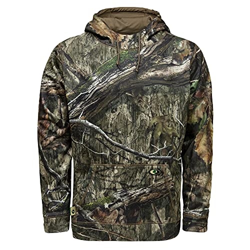 Mossy Oak Men's Standard Camo Hunting Hoodie Performance Fleece, Country DNA, X-Large