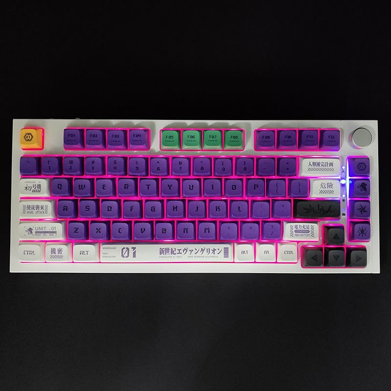 エヴァンゲリオン展　韓国　キーキャップ　セット Amazon | 新世紀エヴァンゲリオン キーキャップ PBT染め 昇華