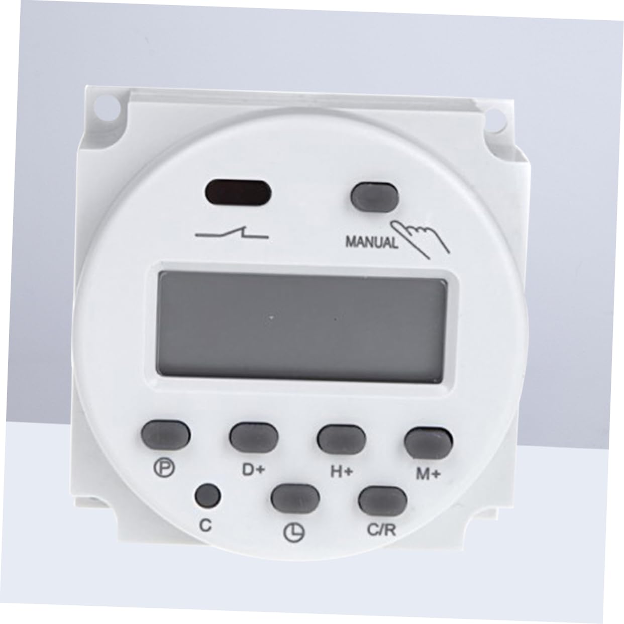 Gadpiparty Timer per Conto alla Rovescia Meccanico da 3 Pezzi 12v Dc Timer Programmabile 16a @ 250vac Display Lcd di Facile Lettura