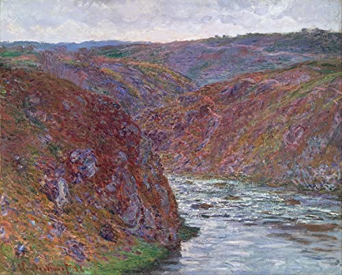 Impression d'art haut de gamme Tableau Vallée de la Creuse Monet 60x90cm