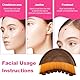 Lymphatic Contour Face Brush, Lymphatische Gesichtsbürste, Gesichts Lymphdrainage Massagegerät, Trockenbürsten Gesichtsbürste, Lymphatic Drainage Face Brush, für Lymphdrainage und Gesichtskontur