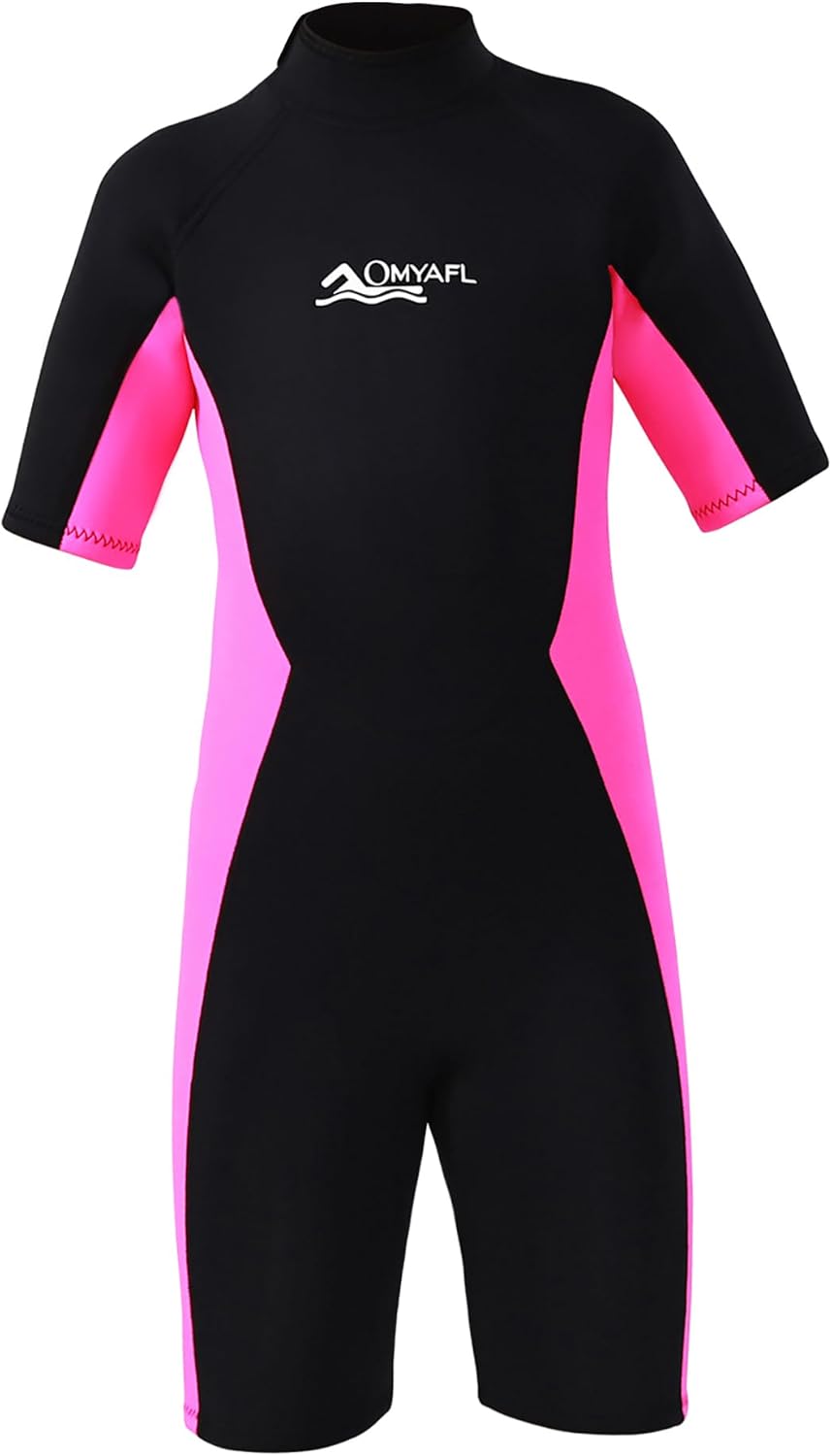 Wetsuit for Kids Boys Girls 2mm Neoprene Wetsuit in Cold Water Swimming and Surfing