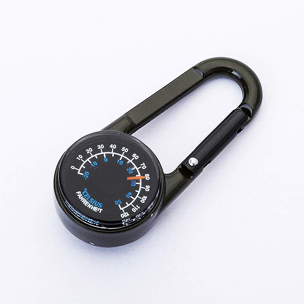 THXFUNAREA 5 Pièces Mousqueton Boussole Livré Avec Un Sifflet D'extérieur,Mini Boussole,porte Cle Mousqueton,Boussole Porte-clés,pour Sports De Plein Air Navigation, Camping, Randonnée(5 Couleurs