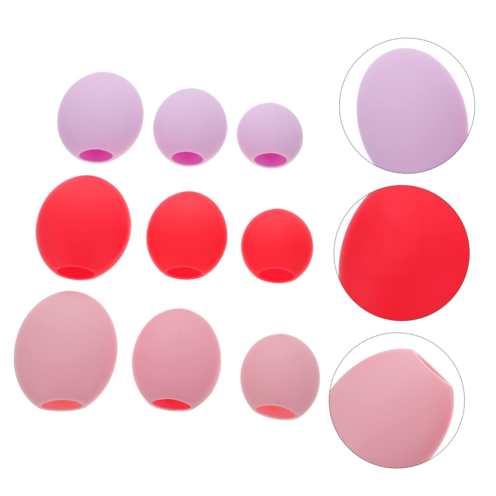 FOMIYES 27stücke Silikon Makeup Pinsel Schutzhauben Antistaub Für Optimale Pflege Und Langlebigkeit Der Kosmetikbürsten Für Unterwegs Hause