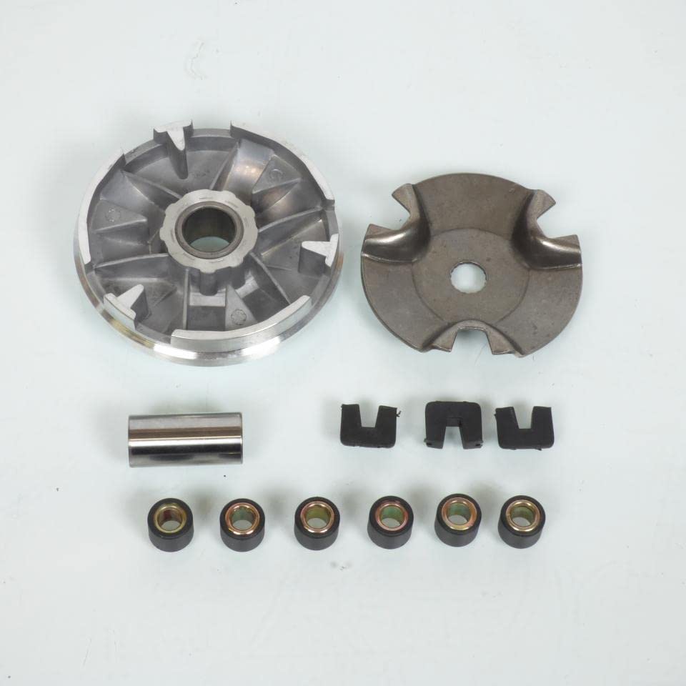 Variatore MBK Spirit per 50 cc di tutti a NC 187346 Stato nove Dimmer Teknix fornito con 6 Pietre e 3 guide (si monta su i Vecchio modello di Aprilia SR)