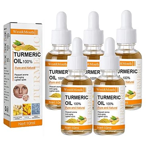 5 Stück Turmeric Oil, Reveage Kurkuma-Fleckenkorrektur-Serum Cover