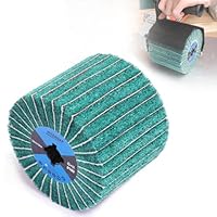 MOGRQAP Schleifwalze Bürste Körnung 180 Schleifhülsen, Schleifrolle Bürste mit Schleifpapier Schleifwalzen für Satiniermaschine Bürstmaschine Holz Metall Oberfläche Polieren