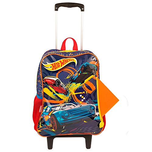 Mochila Poliéster com Rodas Hot Wheels 19M 65234 - Sestini