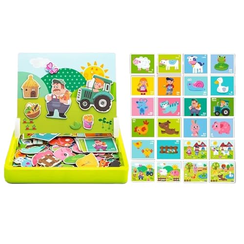 Puzzles magnétiques pour tout-petits qui évitent la perte des pièces en voyage