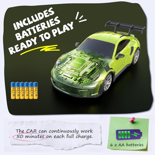 Image of AEROQUEST 1:16 Porsche Remote Control Car -911 GT3 RS-Green