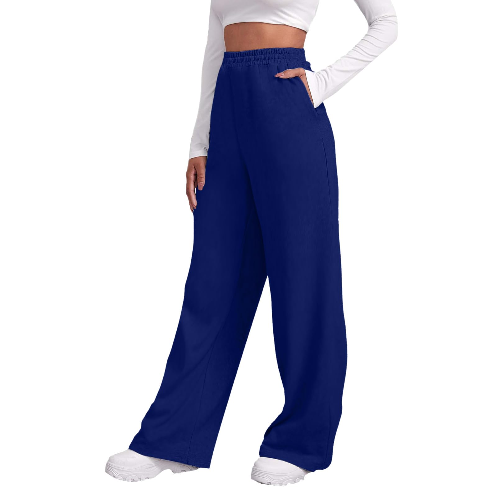 EIRUKON Pantalon Chandal Mujer Anchos Pantalon Deporte De Jogger