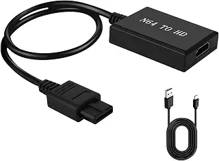 AXFEE N64 - HDMIコンバーター HDMIケーブル Nintendo 64 N64 N64 - HDMI互換コンバーター Nintendo 64/SNES/GameCube/SFC/NGCコンソール/HDTV/モニター/プロジェクターに対応 アスペクト比16:9