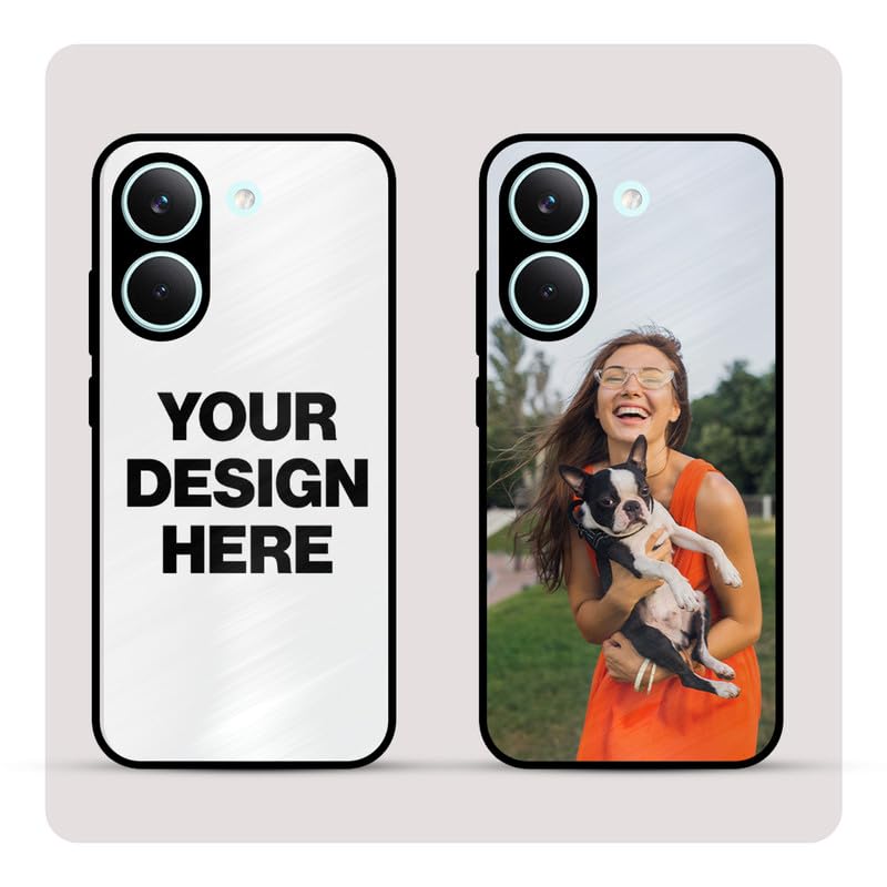 Image of Personalized Back Cover for Redmi Turbo 5 | Custom Case with Name, Photo or Logo | PrintShield Hybrid with Soft TPU Grip & Scratch Protection