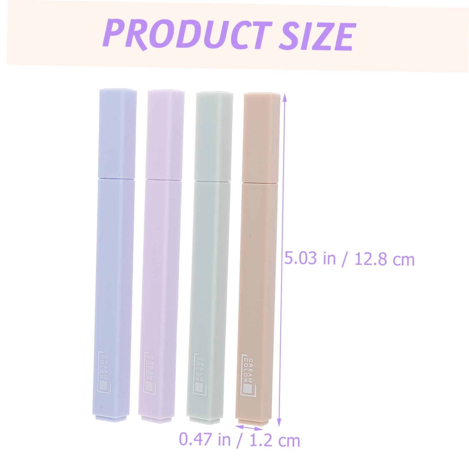 EXCEART 3 Set Penna E Evidenziatore Set Pennarelli Fluorescenti Evidenziatore in Plastica Penna per Scuola Ufficio E Uso Quotidiano 6 Pz * 3