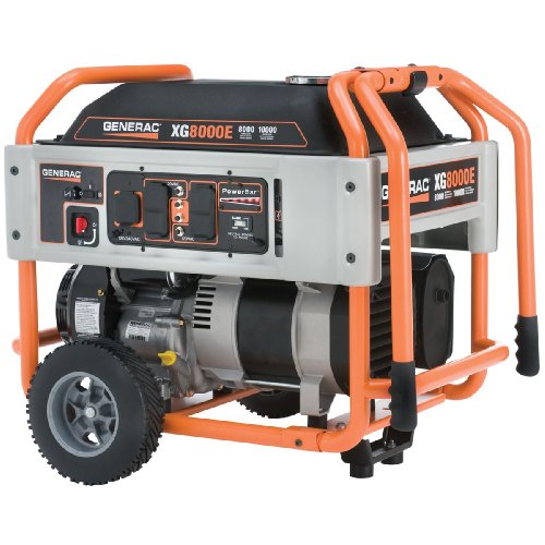 Generac 5747, 8000 Running Watts/10000 Starting Watts, Gas Powered Portable Generator(Discontinued by Manufacturer)