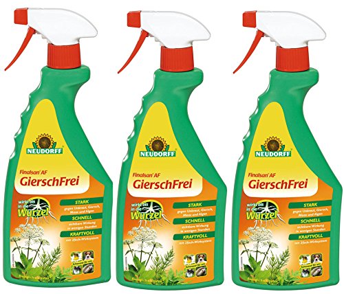 Preisvergleich Produktbild 3 x 750 ml Neudorff Finalsan AF GierschFrei Unkrautvernichter, Anwendungsfertig
