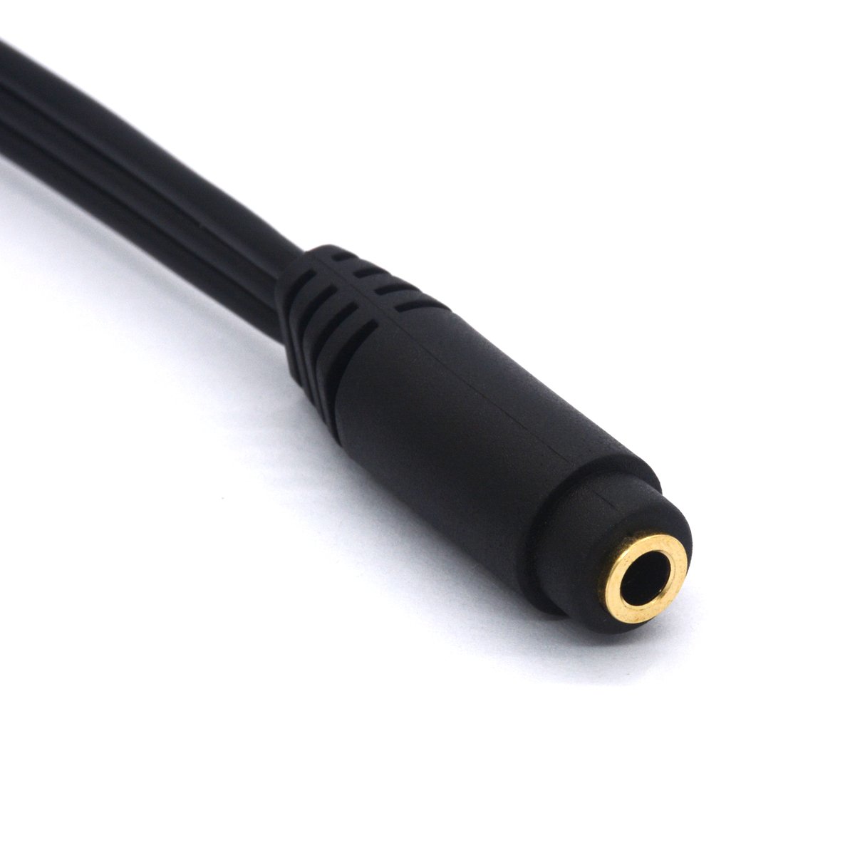 Cavo Splitter Audio 3.5 Mm Tomost A 4 Vie – 1 Maschio TRS A 4 Femmine, Contatti Placcati Oro, Lunghezza 25 Cm