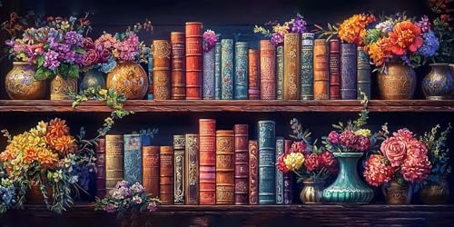Diamond Painting fleurs du livre : une pause créative et un cadeau anti-stress idéal
